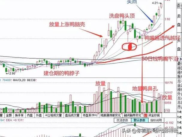 老鸭头形态K线图解_老鸭头选股技巧_股票的老鸭头形态图解