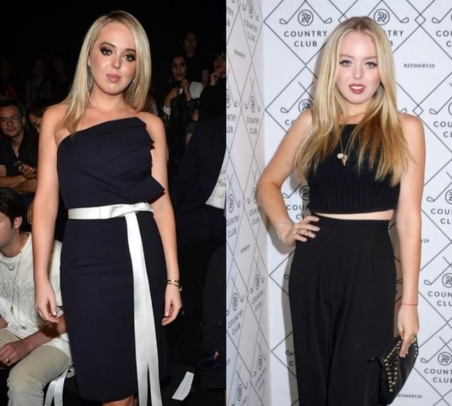 蒂芙尼·特朗普穿搭尽显温柔名媛范，气质赛过姐姐伊万卡