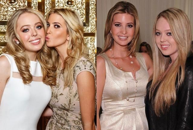 蒂芙尼·特朗普喜欢修身礼服，和伊万卡同框赢了？美貌名媛范儿